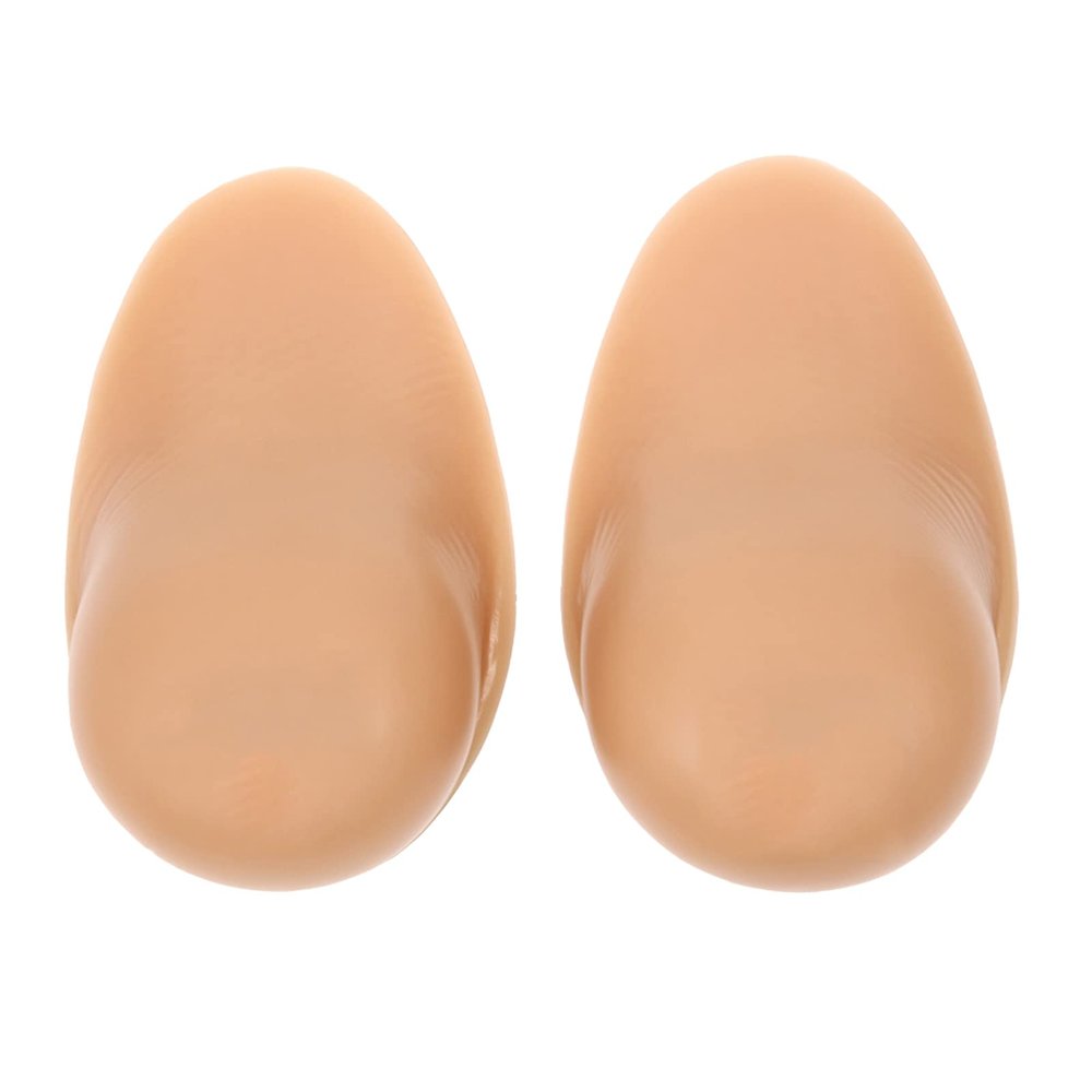WRATX 1 Pair Drop-shaped Silicone Prosthetic Breast Fake Boobs Disguised Prosthetic Breast Simulation Liquid Silicone Fake Breast Technique Realistic B-1200g