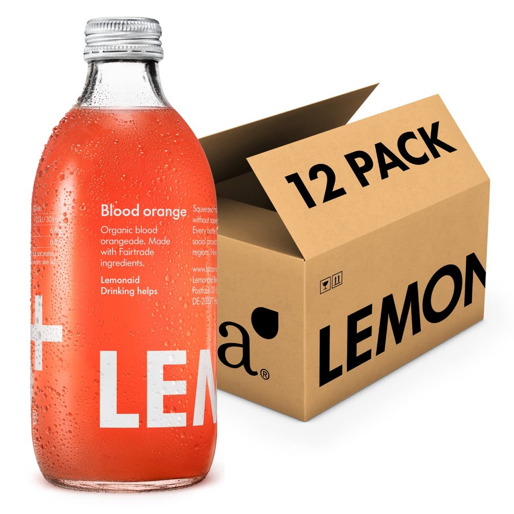Lemonaid Sparkling Soft Drink: Blood Orange - 12 x 330ml