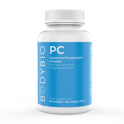 BodyBio PC - Phosphatidylcholine for Brain Health, Mental Clarity, Cognitive Function, Cellular Repair & Healthy Aging, Phospholipid Complex Supplement for Gentle Daily Detox