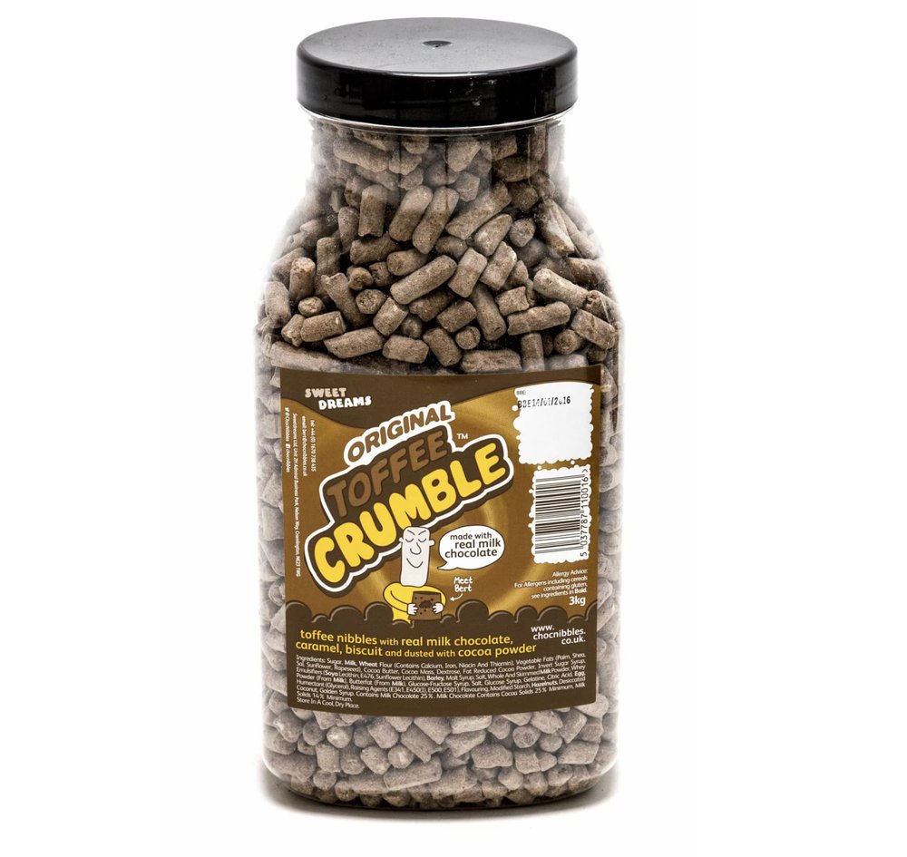 Chocolate Nibbles Jars Multi Flavour: Indulgent Treat for Sweet Tooth Cravings (Toffee Crumble)