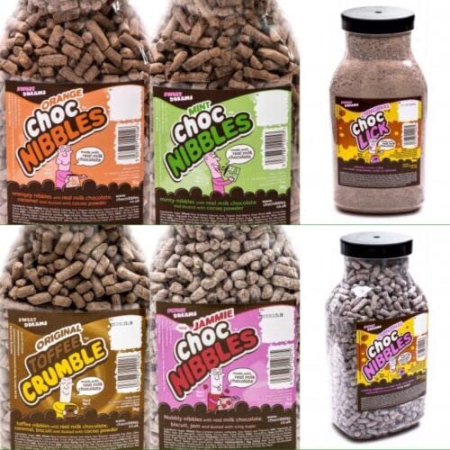 Chocolate Nibbles Jars Multi Flavour: Indulgent Treat for Sweet Tooth Cravings (Original Chocolate Nibbles)