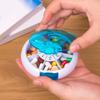 1Pcs Pill Box, Portable Press to Rotary Round 7 Days Pill Box Tray Medicine Box Holder, Easy Management & Organisation, Black view 4