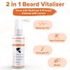 CROV Beard Vitalizer, Promotes Longer & Thicker Beard, Reduces Patchy Beard, Powered With Redensyl, Procapil & Saw Palmetto | Paraben, SLS & Sulphate Free (60 ml - Pack of 1) view 3