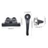 Tool Accessories Hair Clipper Swing Head Cover Switch Adjusting Rod Compatible with WAHL Electric Clipper 8148/8591/8509 view 2