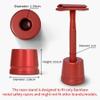 Bambaw Red Safety Razor Stand, Does Not Fit All Safety Razors, Double Edge Razor Stand Holder, Red view 2