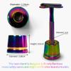 Bambaw Safety Razor Stand, Does Not Fit All Safety Razors, Double Edge Razor Holder Shave Stand, Shaving Holder, Rainbow view 2