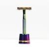 Bambaw Safety Razor Stand, Does Not Fit All Safety Razors, Double Edge Razor Holder Shave Stand, Shaving Holder, Rainbow view 4