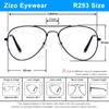 2 Pairs Silver Classic Stylish Double Bridge Metal Reading Glasses R294 Specs +3.75 view 2