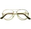 2 Pairs Silver Classic Stylish Double Bridge Metal Reading Glasses R294 Specs +1.75 view 3