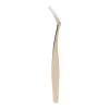 Eyelash Extension Tweezer Lash Tweezers False Precision Lash Tweezers Lashes Tweezer Eyelash for False Lashes Stainless Steel Golden (Long Oblique Tweezer) view 4