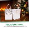 Tofficu 12pcs Handy Paper Bag Fresh Style Bag Sundries Package Heart Pattern for Clothing Shopping Love for Party Wedding Banquet view 3