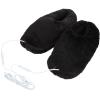 PLAFOPE 1 Pair Usb Electric Heated Slippers Supple Wool Foot Warmers with Non Skid Sole Soft Plush Heating Shoes for Cozy Feet Ideal for Relaxation and Comfort view 1