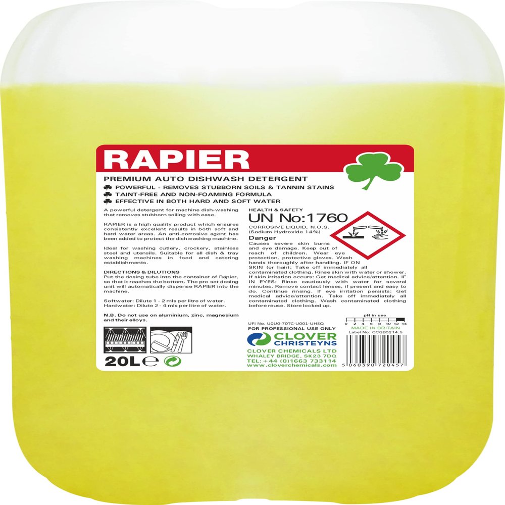 Clover Rapier Premium Auto Wash Detergent (303) (20 Ltr)