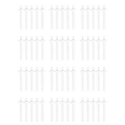 Peukerty 60Pcs Nose Wax Stick Applicator Spatulas Plastic Nose Waxing Strips Nose Clean Eyebrows Nose Hair Removal