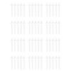 Peukerty 60Pcs Nose Wax Stick Applicator Spatulas Plastic Nose Waxing Strips Nose Clean Eyebrows Nose Hair Removal view 1