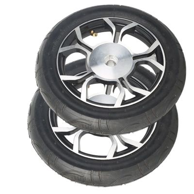 12inch Wheelchair Accessory Aluminium Rear Wheels (2), Pneumatic Tyre Castors Replacement Parts for Electric Wheelchairs, Bearing 17mm(11/16")