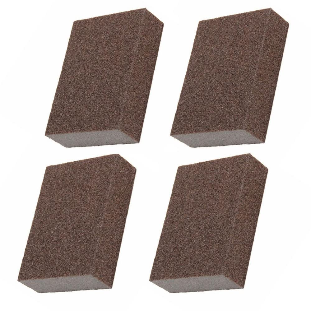 WALNUTS Silicon Carbide (Carbonundum) Cleaning Sponge, Multi-Pack, For Household Pot & Utensil Maintenance(4pcs Sponge)
