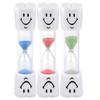 Temple 3PC Tooth Brushing Sand Timer, Dental Timer for Kids. Countdown, Smile and Brush for Healthy Teeth, Blue, Green & Red (2 min) view 1