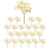 HomeSoGood 20pcs Happy Mother's Day Cake Topper, Acrylic Reusable Cake Decoration view 1
