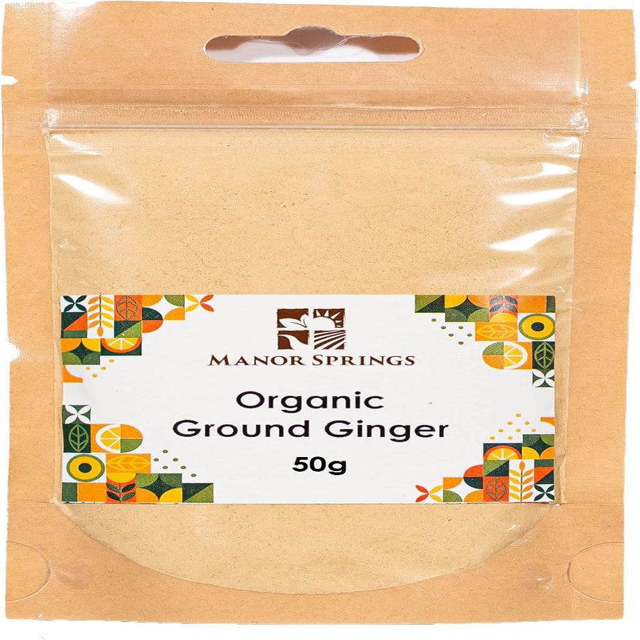 Organic Ginger Ground 50g by Manor Springs Organic