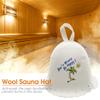PIGMANA Sauna Hat For Men - Breathable Wool Felt Russian Banya Hats | Sauna Wool Hat Russian Bath Accessories For Men Women SPA Shower view 2