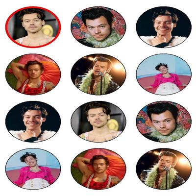 12x Harry Cake Toppers Style 2 2" (5cm) PRE-CUT PREMIUM RICE PAPER