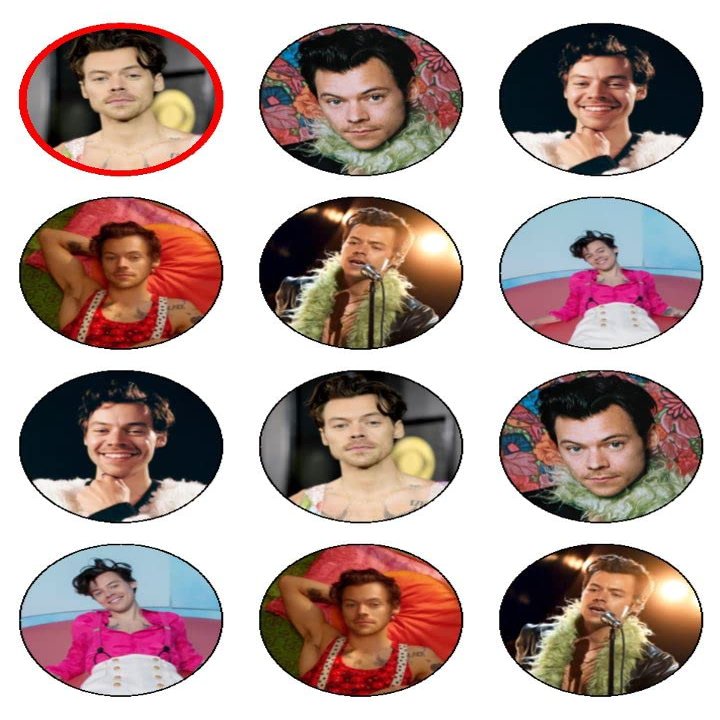 12x Harry Cake Toppers Style 2 2" (5cm) PRE-CUT PREMIUM RICE PAPER