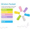 Aczyqws Finger Toothbrush,6 Pack Silicone Baby Finger Brush with Clear Case Set Food Grade Tooth Cleaner Oral Massager for Infant &Toddlers view 2