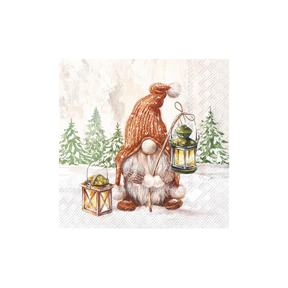 IHR Ideal Home Range - Paper Napkins FIETE 20 pc. 3-Ply Lunch Napkins 33 cm x 33 cm / 13 inch x 13 inch