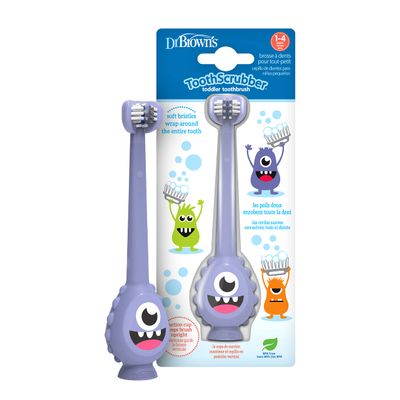 Dr. Browns ToothScrubber Toddler Monster Purple