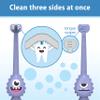Dr. Browns ToothScrubber Toddler Monster Purple view 2