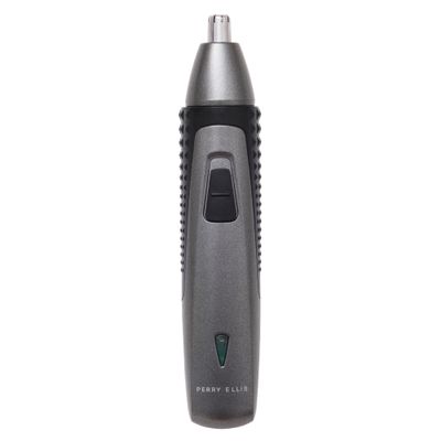 Perry Ellis 3-in-1 Ear, Nose, and Facial Hair Trimmer, Cordless Trimmer with 3 Detachable Heads, Hair Shaver with Antislip Design, Rechargeable with Charging Cable