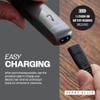 Perry Ellis 3-in-1 Ear, Nose, and Facial Hair Trimmer, Cordless Trimmer with 3 Detachable Heads, Hair Shaver with Antislip Design, Rechargeable with Charging Cable view 4