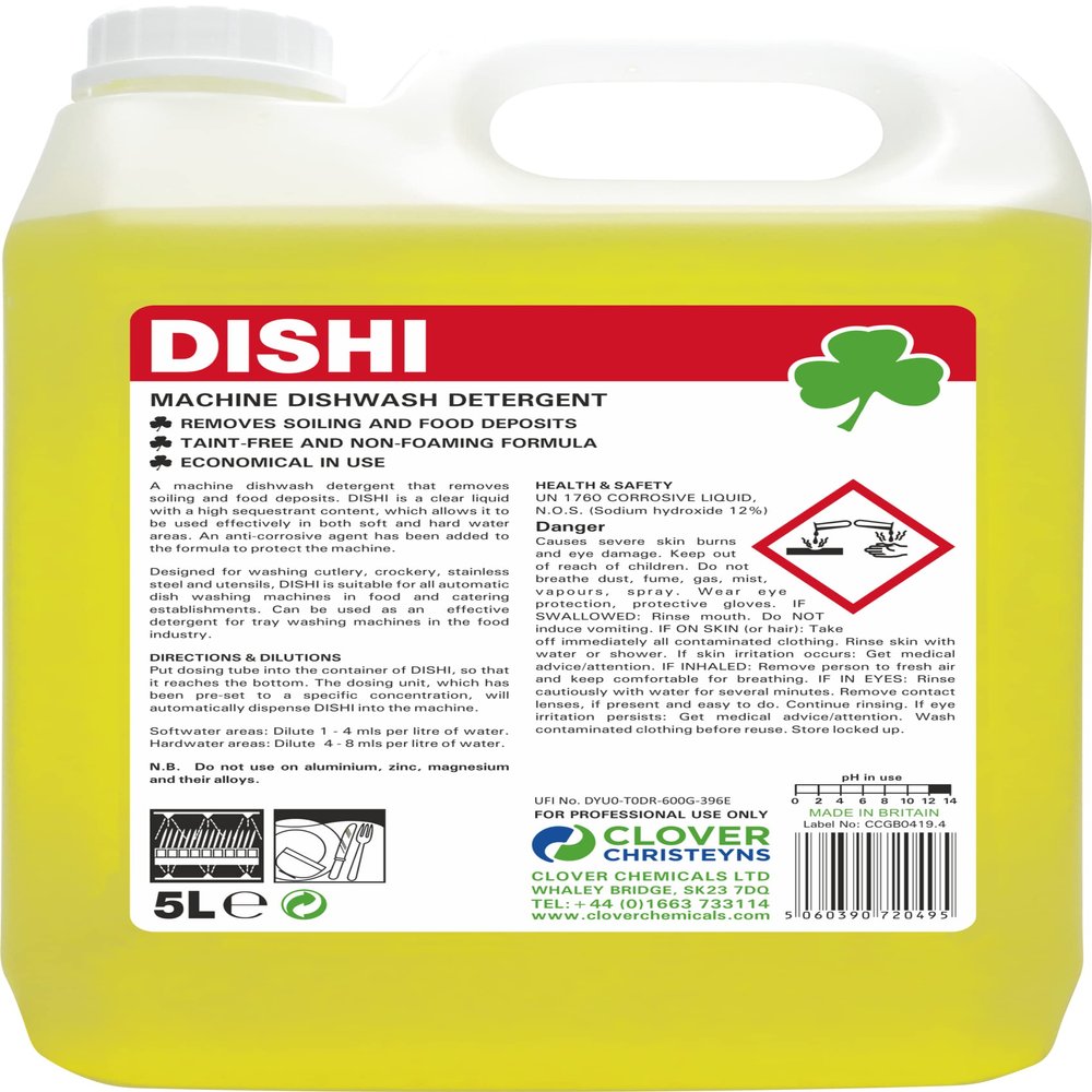 Clover Dishi Machine Dishwash Detergent (314) 20 Ltr