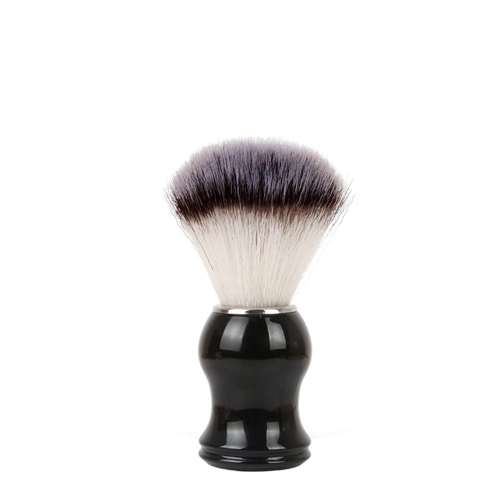 CONGGUAN Shaving Brushe Wooden Handle Nylon Hair Shaving Brush Luxury Exfoliating Synthetic Mens Shaving Brush for Professional Hair Salon Tool Wet Shaving