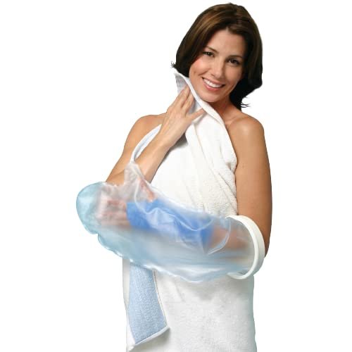 100% Waterproof Cast Cover - Reusable Cast Protector for Keeps Cast and Bandages Dry When Showering | Size: Adult - Hand