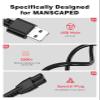 Charger for Manscaped Shaver, Mellbree Replacement Shaver Charger Compatible with MANSCAPED 2.0 3.0 view 2