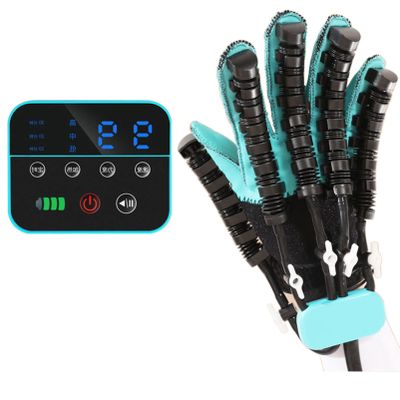 Rehabilitation Robot Gloves, Stroke Hand Therapy Equipment, Hempiplegia Stroke Recovery Equipment, Paralysis Hand Exercisers for Therapy, Arthriti Finger Exerciser Robot Hand Glove,Right-S
