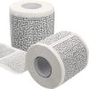 Alipis 2rolls Tissue Printed Pattern Bathroom Toilet Paper Household Paper Funny Game view 1