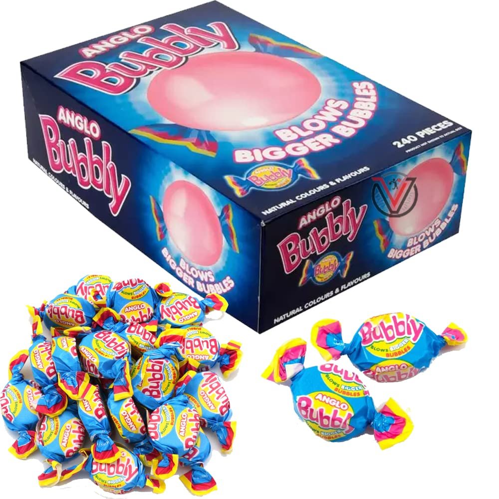 VIMIX Barratt Anglo Bubbly Bubblegum | Pick Any Number of Bubblegums, Pink,Red