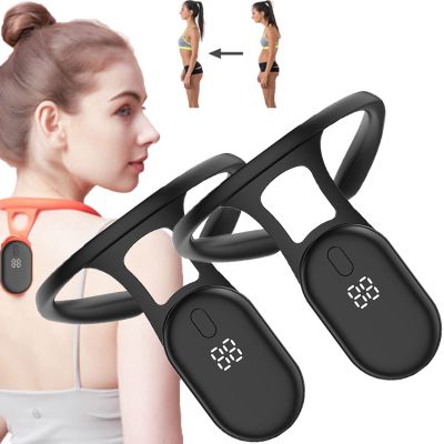 Unisex Mericle Ultrasound Neck Shape Instrument LCD Lymphatic Soothing Body Sculpting Device Portable Non-Slip Reduce Shoulder Burden Ergonomic Design (2 Pcs Black)
