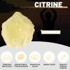 1.1 lb Bulk Raw Citrine Quartz Stones | Natural Rough Unpolished Crystals | Mineral Specimens for Tumbling, Cabbing, Polishing, Wire Wrapping, Home Dcor view 2