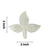Aashita Creations Pure Silver Bel patra/Bilva Leaves for Puja || Weight: 1gms, Purity: 97-99%. || Bel Patta view 2