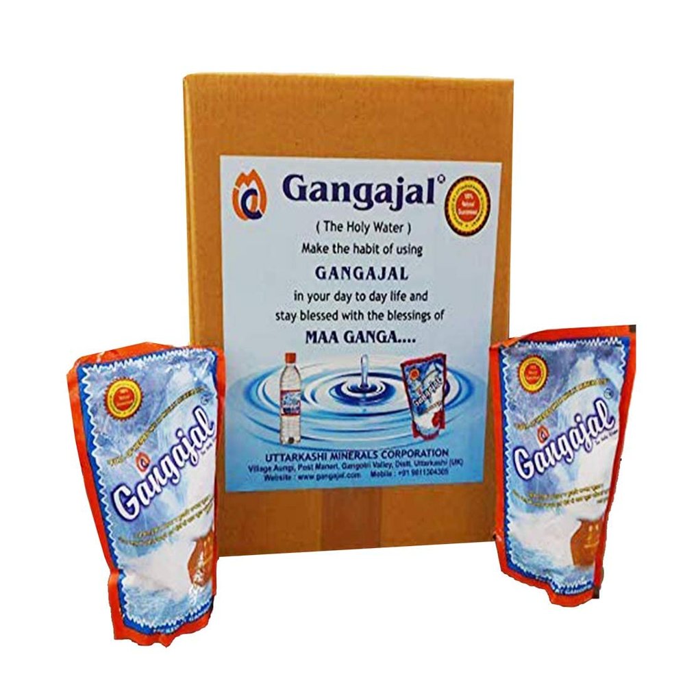 Aashita Creations Gangajal pure and natural from deep Himalayas/Aproved by Uttarakhand Govt./Pack of 2 pouch containing 220 ML Gangajal in one pouch