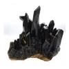 JUKUCKV Natural Black Smoky Quartz Stone Cluster Ornament Crystals Spiritual support view 3