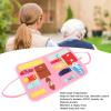 Fidget Blanket,Dementia Products for Elderly, Dementia Fidget Blanket Multipurpose Anxiety Relief Alzheimers Dementia Sensory Products Pink view 4