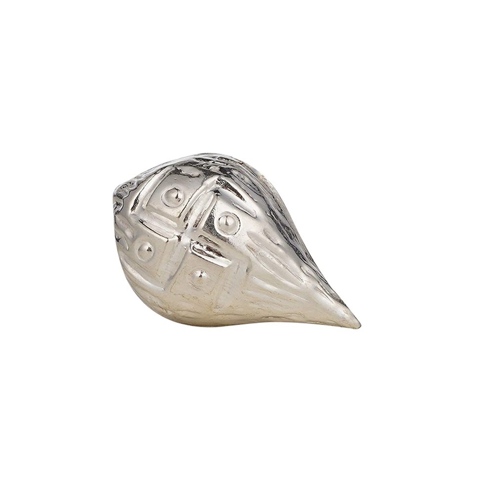 Aashita Creations Pure Silver Single Piece Nariyal (Coconut) for Pooja and Gift Purpose - 5 Gram