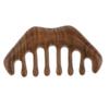 barenx Seamless Handmade Anti-Static Wide Teeth Natural Green Sandalwood Massage Detangling Hair Comb view 4