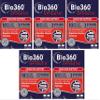 Natures Aid Bio360 OptiGUT-D (10 Billion Bacteria), Digestion Support, 30 Capsules (Pack of 5) view 1