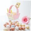 Gogogmee 45pcs Easter Crates Rabbit Candy Baskets Paper Containers DIY Paper Storage Random Style view 2